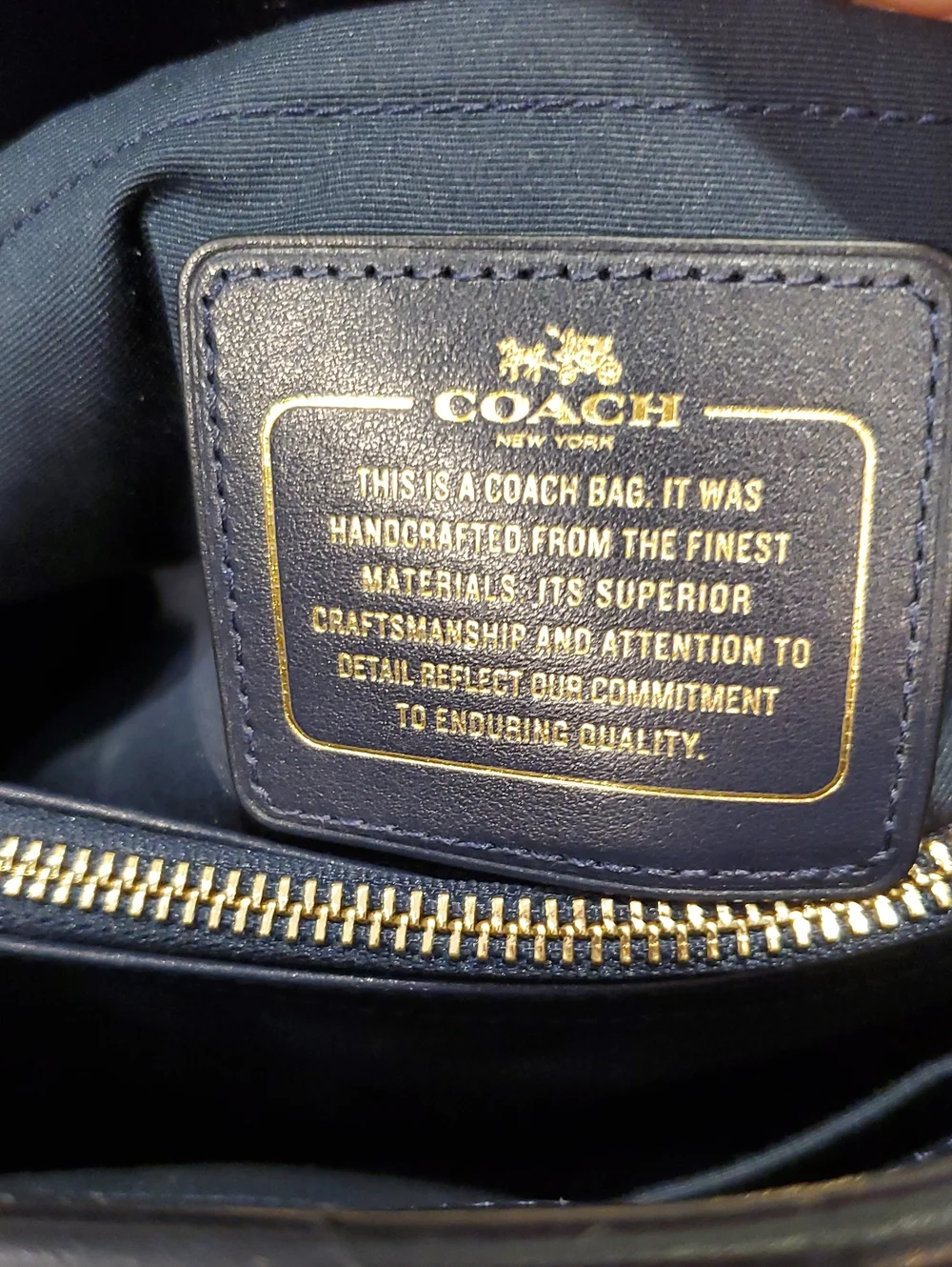 Coach dark navy